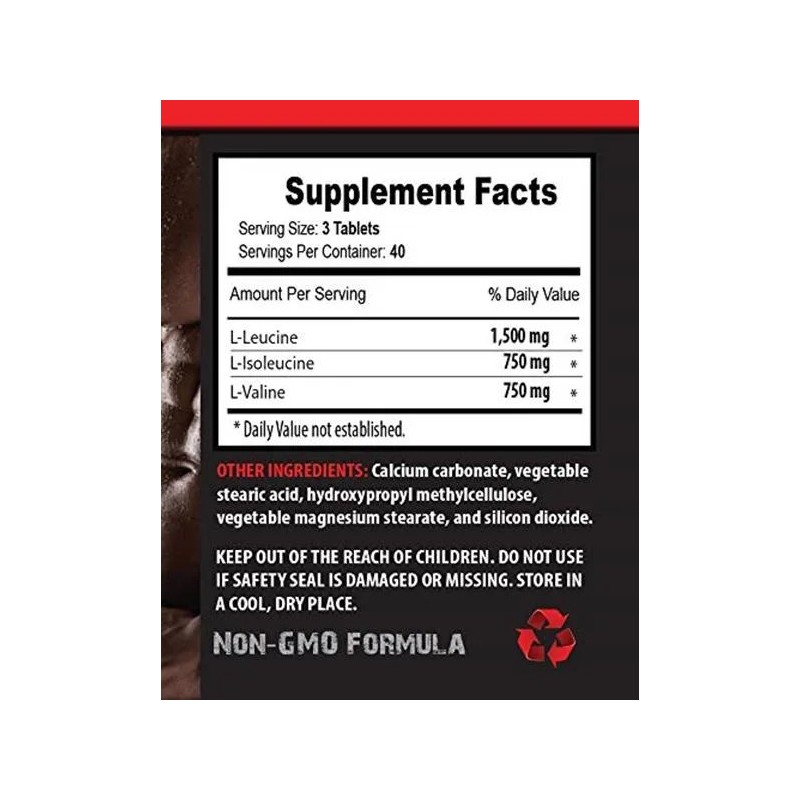 Bcaas 3000 Mg En Tabletas Aminoácidos Ramificados