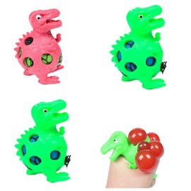 Dhjrefhhd 1PCS Dinosaur Squeeze Fidget Toys Vent Squeezing Stress Ball Stress Relief Squeeze Ball Work Pressure Release Toys (Red)