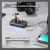 SETMSPACE Hub USB, concentrador USB para transferencia de 5 Gbps,