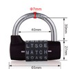 Padlock,combination padlock,5 dial padlock,5 letter lock,5 code padlock,gym locker lock,for