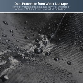 TRAVELIT Waterproof Grill Cover for Ninja Flex Flame Outdoor Smoker, Grill Accessories for Ninja FlexFlame PG300 Series, 600D Polyester Fabric Without Fading, Windproof with Side Buckles (Cover Only)