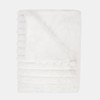 OHS White Blanket Throw Faux Fur Rib, Winter Blanket for