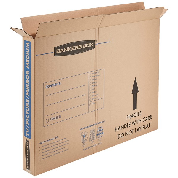 Bankers Box Medium - up to 40" TV/Picture/Mirror - Moving