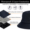Comhats Waterproof Winter Bucket Hats for Men Women Warm Fleece