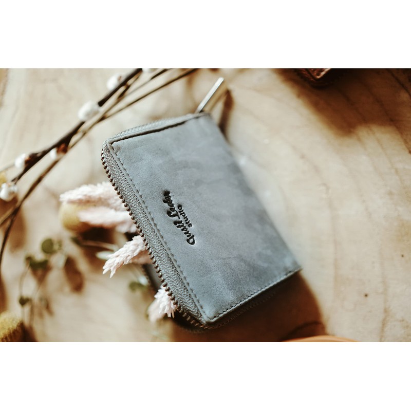 Gusti Abel Unisex Credit Card Wallet, Small Leather Credit Card