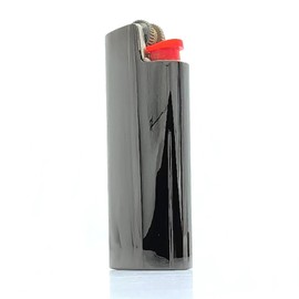 Lucklybestseller Metal Lighter Case Cover Holder Sleeve Pouches for BIC Mini Size Lighter Type J5 (Gray)