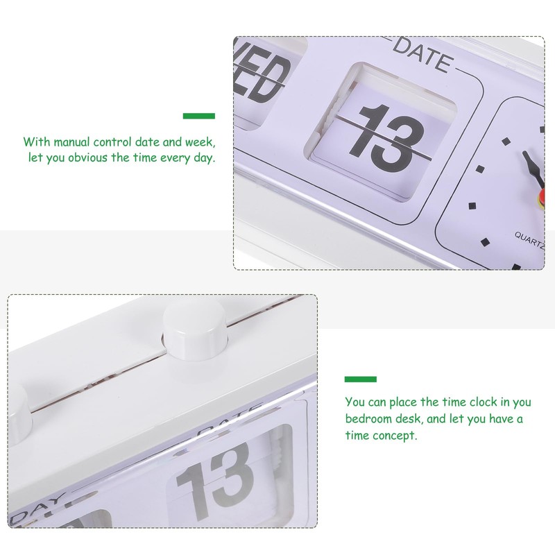 Warmhm Led Digital Clock Date Clock Digital Clock Large Display