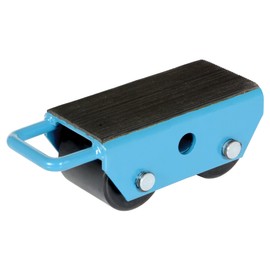 Vestil FMS-2.5 Steel Fixed Machinery Skates 10-3/4 In. x 4-3/4 In. x 4 In. 5,000 Lb. Capacity Blue