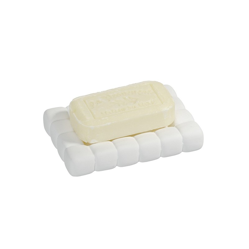 Wenko 20167100 Soap Dish Cube White
