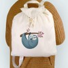 Azeeda 'Sloth Mother & Baby' Canvas Rucksack/Backpack (RK00011995)