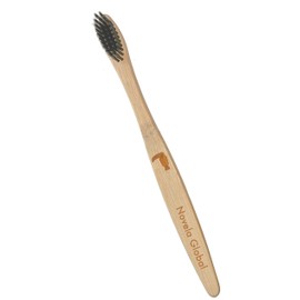 Novela Global - Jungle Zahnbürsten aus natürlichem Bambus, weiche Borsten, 20 Stück