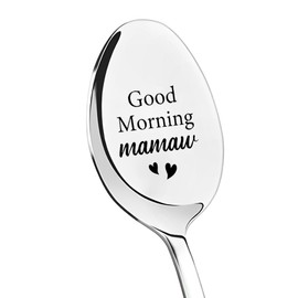 Mamaw Mothers Day Gifts for Memaw Mawmaw Nana Birthday Gift for Mamaw Grandma Mimi Mothers Day Presents for Nonnie Granny Grammy Retirement Gifts for Gigi Grandmother Nana Spoon for Grandma Nanny