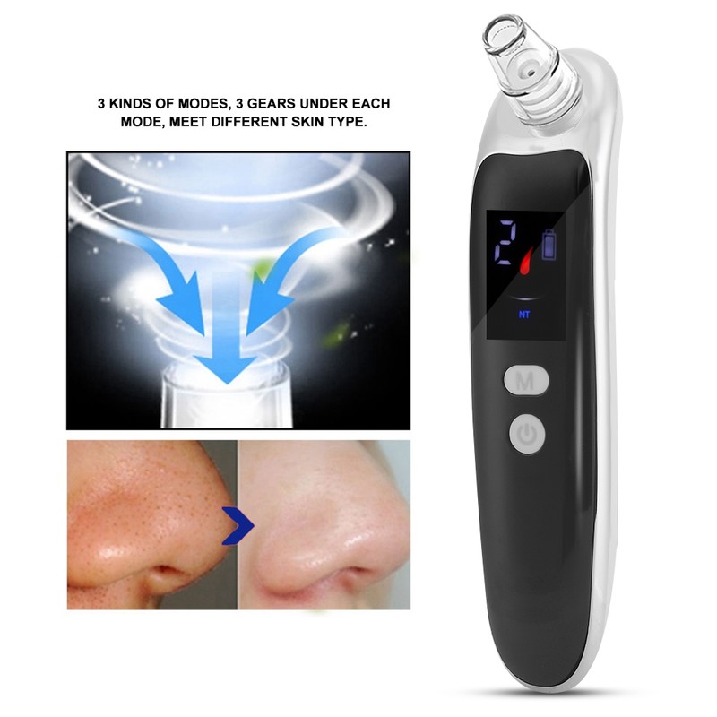 USB Electric Blackheads Removal Vacuum Face Pores Cleaner Exfoliating Lifting