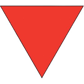 Unit 319-52 Fire Brigade Entrance Station, Reflective, Triangular (2 Pieces)