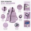Water Bottle Carrier Bag for Travel – Insulated Nylon Crossbody