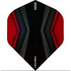PENTATHLON RED/BLACK HD150 Standard Dart Flights - 150 Micron 5 sets 15 flights