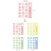 Midori 82647006 Colored Paper Seal, Translucent, Green