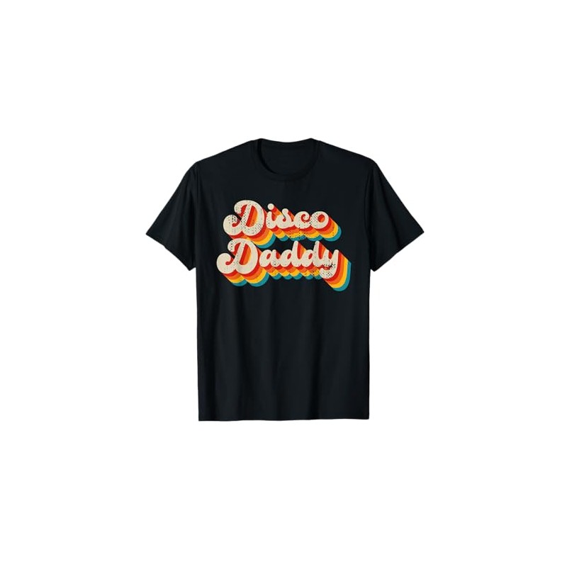 Disco Costume 70s Vintage Men Women Retro Disco Daddy T-Shirt