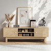 YOSHOOT Mid Century TV Stand for 55 inch TVs, Modern