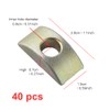 XINGSUI Pack of 40 Half Moon Washers, Screw Nut Connection
