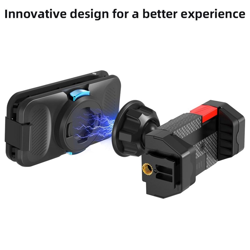 SOH Magnetic Backpack Shoulder Strap Clip Mount for Phone,Ball Head