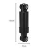 Nicear 2-Piece Rear Shock Absorber Kit - Black Steel Alloy