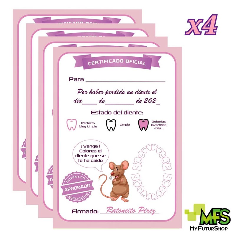 Myfuturshop® Magic Door Box for Tooth, Stairs, 4 Certificates, Original