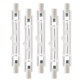 Jaenmsa R7S Bulbs, 5 Pack Halogen Bulbs R7S T3 78mm 150W 120V J Type 120 Volt Halogen Light Bulb with Long Lifespan, 3 inch Long Double Ended Light Bulb for Work, Security,Landscape Lights, Dimmable