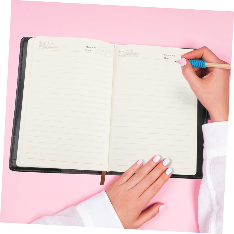 TEHAUX Lockable Diary White Student Girl Notebook Paper Password Lock