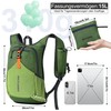 BECOJADDE 15L Hiking Backpack Men's Small Backpack Women's Lightweight Daypack