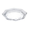 Mizusaki Glass MKG-218015 Tiered Octagonal Plate, Approx. 5.9 inches (15