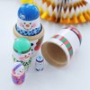 5pcs Christmas Handpainted Cute Wooden Matryoshka Dolls Russian Nesting Dolls
