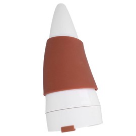 Goat Horn Shape Insulated Coffee Cup 230ml Stainless Steel Liner Home Office (White)