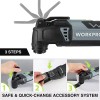 WORKPRO Oscillating Multi-Tool Kit 3.0Amp Corded Replaceable Oscillating Saw Set