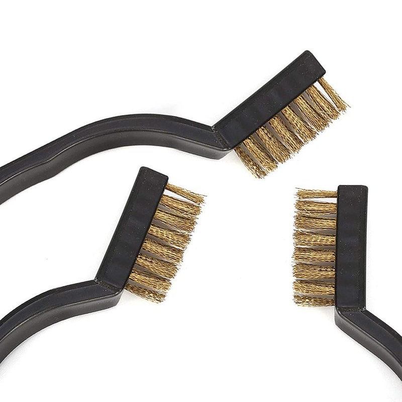 Samcos Wire Brush Set of 3 with Holes, Metal Brush,