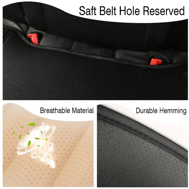 Back Seat Cover Protector - Waterproof Car Seat Cushion PU