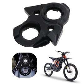 Funparts Surron Ignition Key Switch Cover, Ignition Switch Ring CNC for Surron Sur Ron Light Bee X/S/LBX Segway X260 X160 Electric Dirt Bike Black