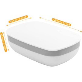 2 Pcs Travel Soap Box Portable Waterproof Soap Case Plastic Leakproof Container with Soap Mesh Bag for Bathroom Kitchen Home Outdoor Hiking Camping Shower