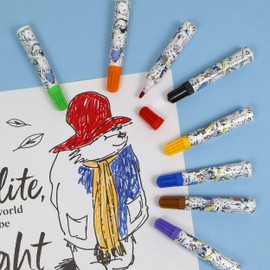 Robert Frederick Set of 8 Jumbo Marker Pens for Children Paddington Design – Perfect for Ages 3 Years Upward