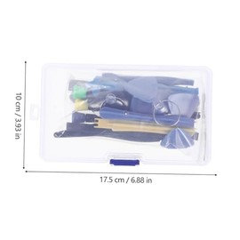 Veemoon Kit De Destornilladores De Precisión para Reparación De Teléfonos Celulares, Usuarios Profesionales, Portátil, Acero S2, Compacto y Ligero, Color Cristal Transparente