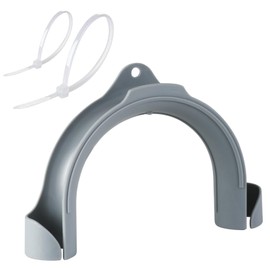 Elyfree Washing Machine Drain Hose Holder Hook, U Shaped Drain Hose Hook, Laundry Tub Hose Guide Clip, Universal Utility Sink Hose Clamp