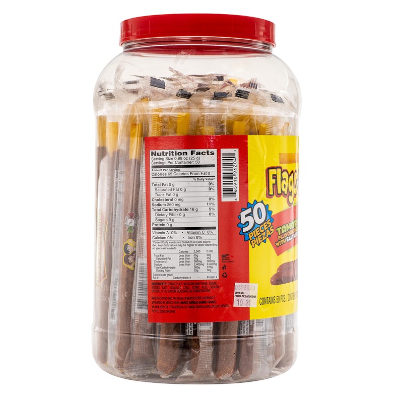 MDM FLAGS Banderillas tamarind flavored soft sugar candy 50pc 2lb
