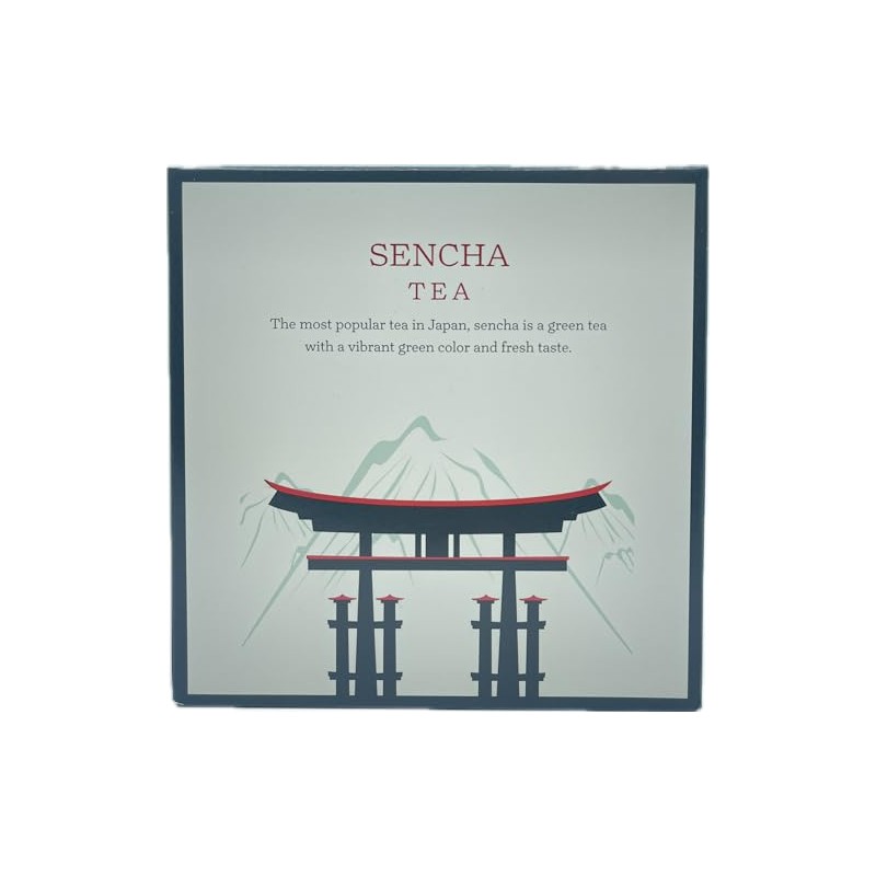 Premium Japanese Natural Pure Sencha Tea - 15 Pyramid Bags,