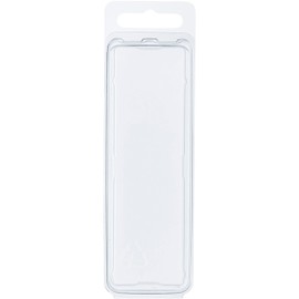 Collecting Warehouse Clear Plastic Clamshell Package/Storage Container, 4" H x 1.1875" W x 1.125" D, Pack of 10