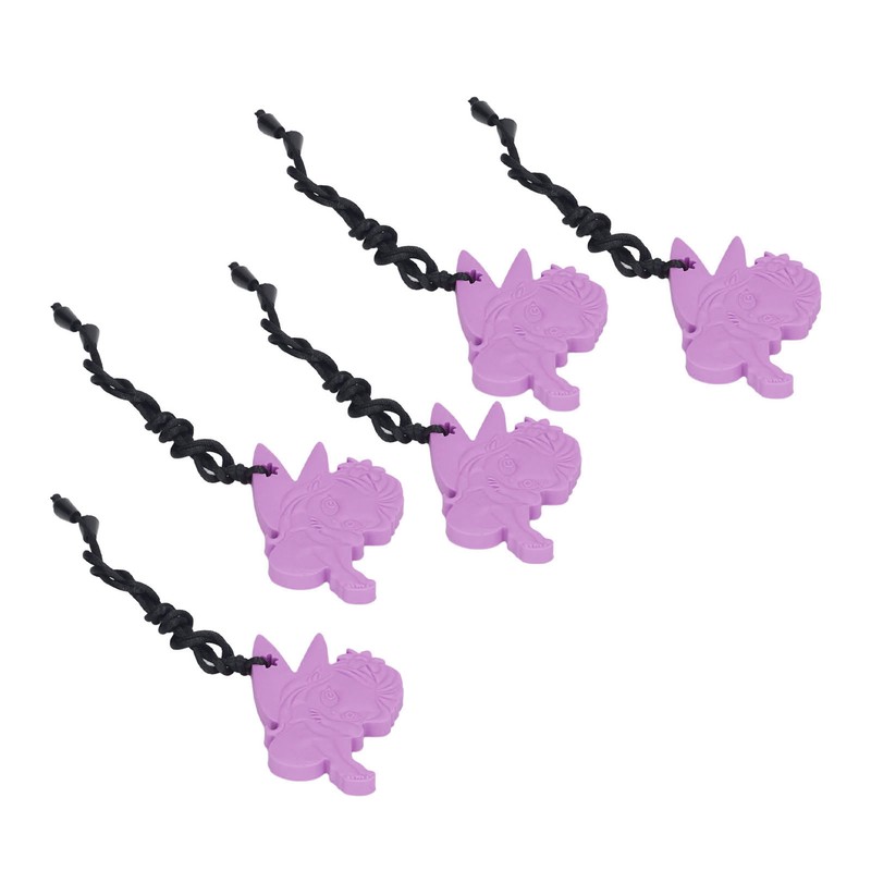5Pcs Chew Necklace Food Grade Silicone Chewing Pendant for Toddlers