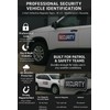 2-Pack Reflective Security Magnetic Signs for Vehicles – 18"x6" Reusable