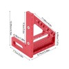 Hole Position Scribing Ruler 3D 22.5‑90° Multi Angle Measuring Square