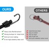 Bungee Cords With Hooks, Heavy Duty Elasticated Shock Cords Weatherproof