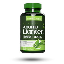Earth's Creation Anamu Llanten 1100mg - 100% Organically Grown - 100 Capsules