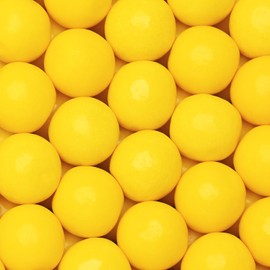 Gumballs - 1 Inch Double Bubble Gumballs - Banana Bubble Gum Yellow Gumballs - Kids Chewing Gum - Gumballs for Kids 1.7 LB